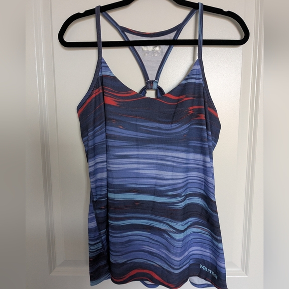Marmot Solstice Tank Top Blue Size XL - Picture 2 of 4